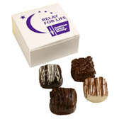 4-Pc Logo Box with Assorted Chocolates