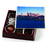 Small Chocolate Box filled with 9 Truffles and Custom Message