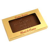 �We appreciate your business� bar with Custom Logo Box